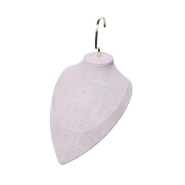 Imagem de UGPLM Jóias Exibir cabide de armazenamento de busto, lojas penduradas por suporte de colar Stand Modelo de manequim para negócios, uso pessoal, loja,