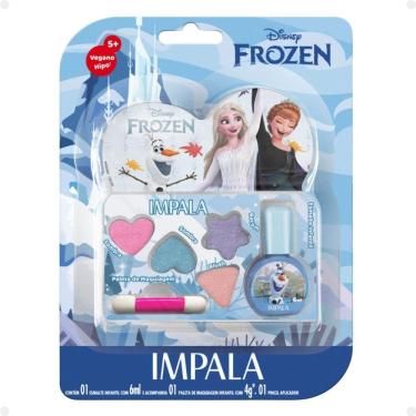 Imagem de Kit Impala Frozen: Paleta de Maquiagem e Esmalte Infantil