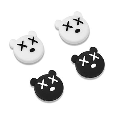Imagem de DLseego Thumb Grip Caps Compatible with Switch & Lite & OLED, Cute Joystick Caps Soft Silicone Protective Stick Cover 3D Analog 4PCS Grip Buttons for Joy Con Console Controller - Power Bear