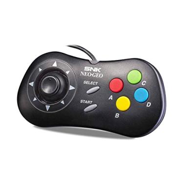 Imagem de UNICO NEOGEO Mini Pad Preto, SNK Clássico Controle de Jogo com Fio para NEO GEO Mini e NEO-GEO Arcade Stick Pro