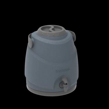 Imagem de Botijao Estacionario Aspen Cinza Escuro 9 Litros Com Porta Copos Universal Soprano