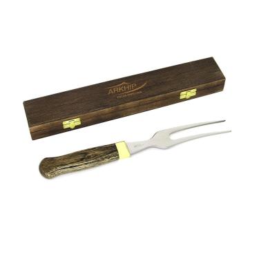 Imagem de Garfinho Churrasco Arkhip (27 Cm Total) Cabo Arkwood Caixa