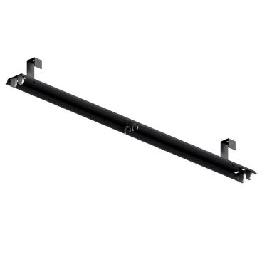 Imagem de Luminária Calha Taschibra Naked Sobrepor C- Gancho 1,20 Mt 2xt8 Branco