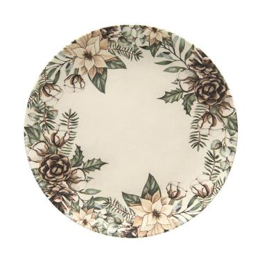 Imagem de Prato Raso Copa E Cia Aquarelle Em Cerâmica Memórias De Natal