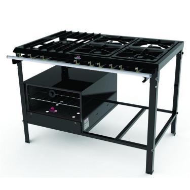 Imagem de Fogão A Gás Progás 5 Queimadores Com Registro Para Forno Pmsd-512f