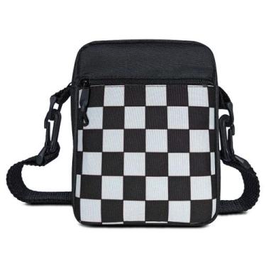 Imagem de Shoulder Bag Xadrez Pequena Necessaire Transversal Bolsa Pequena - Pau