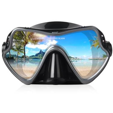 Imagem de EXP VISION Máscara De Mergulho Com Snorkel, Equipamento Profissional Para Snorkel Adultos, Óculos Natação Anti-Vazamento Vidro Temperado Ultra Transparente Proteção Nasal Homens, Mulheres E Jovens (