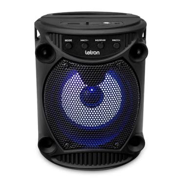 Imagem de CAIXA DE SOM PORTATIL CHILL LED PRETO MULTIMIDIA LED RGB 200W LETRON