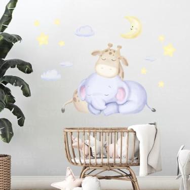Imagem de Kit Adesivos de Parede Infantil – Animais Baby 01 – Decoração para Quarto de Bebê e Criança
