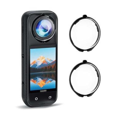 Imagem de Protetores de lente Insta 360 X5, capa protetora de lente para acessórios Insta360 X5 (PC óptico)