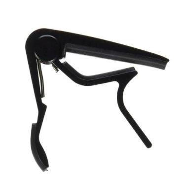 Imagem de Capotraste Para Violão Nylon Capo Dolphin Preto Delrin