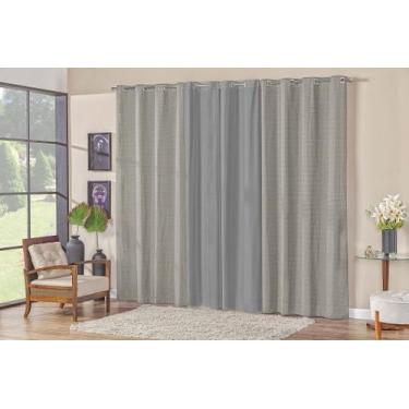 Imagem de Cortina Monet - Casa Artuz, Cinza, 3m