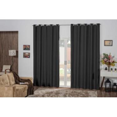 Imagem de Cortina Blackout - Casa Artuz, Preto, 3m