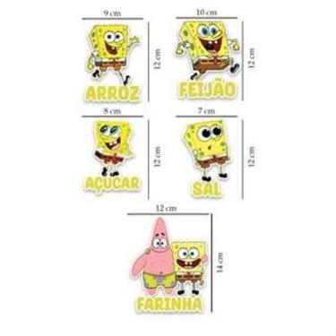 Imagem de Cartela C/05 Unid De Adesivos Para Potes - Temas - Lojinha Da Luc Ades