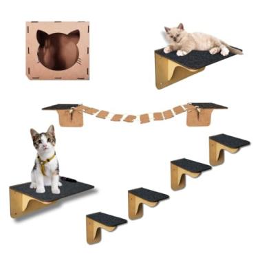 Imagem de Playground Brinquedo para Gatos 8 peças com antiderrapante