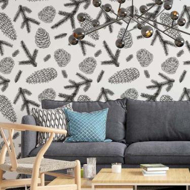 Imagem de Papel de Parede Adesivo Natureza Comércio N02214 0,58x2,5M - Adesivo B