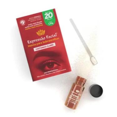 Imagem de Henna pocket castanho claro exp. facial hintz 1,25g