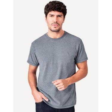 Imagem de Camiseta Reserva Masculina Regular Mescla Touch Azul Marinho, M/M