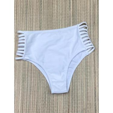 Imagem de Biquini cintura alta com detalhe - Rafavi, Branco, gg