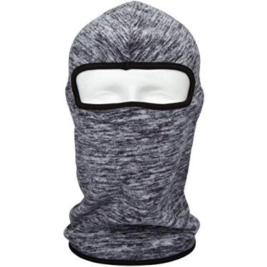 Imagem de HOPESHINE Balaclava à prova de vento, máscara térmica, máscara de rosto inteiro, capacete de motocicleta para o inverno, clima frio para homens, mulheresHOPESHINE 1-PACK cinza H-Ski Mask