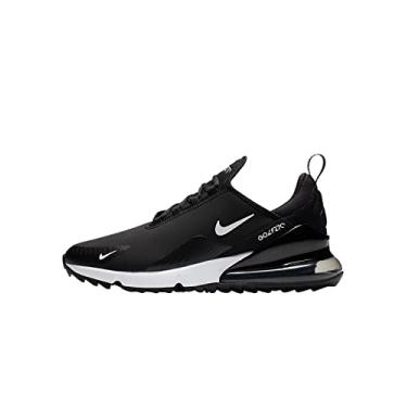 Imagem de Nike Tamanho de golfe Air Max 270, Preto/Branco/Hot Punch, 40