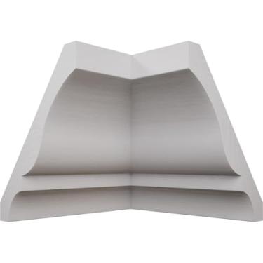 Imagem de 2 5/20.3 cm P x 8 cm A WM48 Americraft Grau de pintura sólida TrimPro Crown Molding Inside Corner, Primed Pine (Matches Moulding MLDW01X04WM48PP)