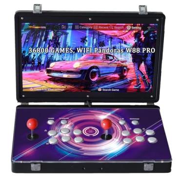 Imagem de RegiisJoy 36800 in 1 Metal Box Arcade Game Console, 22-inch HD Screen Portable 3D WiFi Pandoras Box W88 pro,Retro Video Game Machine Search Hide Save Load Pause Function