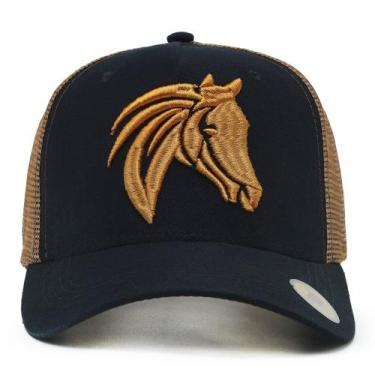 Imagem de Bone Trucker Country Sertanejo Aba Curva Masculino Premium - Serápião