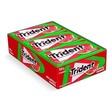Imagem de Chiclete Trident Melancia 8g com 21 unidades - Mondelez