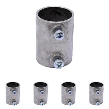 Imagem de 5 Conector Unidut Reto Sieg Medida 3/4 Em Alumínio