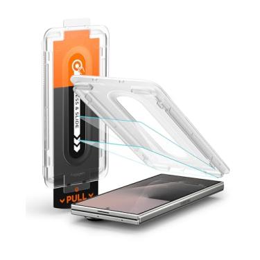 Imagem de Spigen Protetor de tela de vidro temperado [GlasTR EZ FIT Pro] projetado para Galaxy Z Fold 7 [compatível com capas] - pacote com 2