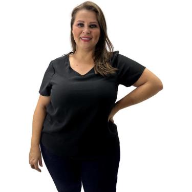 Imagem de Blusa Cativa Manga Curta Plus Size Feminina-Feminino