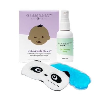 Imagem de GlamBaby Eye Care - Unbearable Bump™ Kit - kit de chiqueiro para crianças - máscara de calor e resfriamento - spray de limpeza para detritos das pálpebras