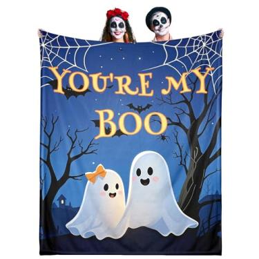 Imagem de Cesta de Halloween Boo para mulheres e homens, para ela, horror, assustador, Halloween, cobertor de Halloween, cesta de presente para crianças, marido, namorado, aniversário, Dia dos Namorados, Natal