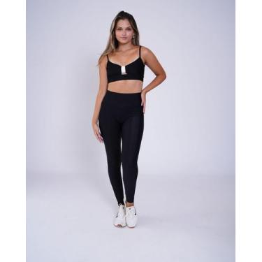 Imagem de Top Bruna You - YouSports, PRETO/BRANCO, M