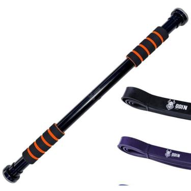 Imagem de Barra Para Porta + Super Band 3 Intensidades Treino Odin Fit