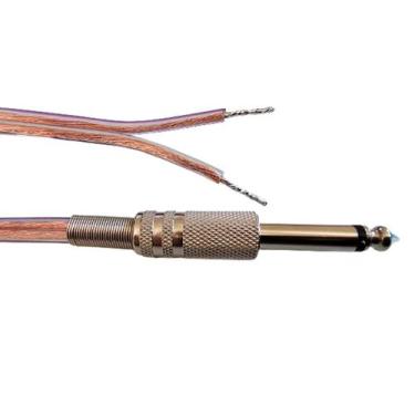 Imagem de Fio Caixa Som 2x2,50mm P10 X Estanhado P/ Borne Pressão 5M - Smart