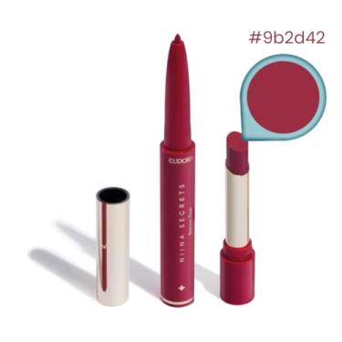 Imagem de Batom Duo Perfect Match Niina Secrets 1,65g (Rosa)