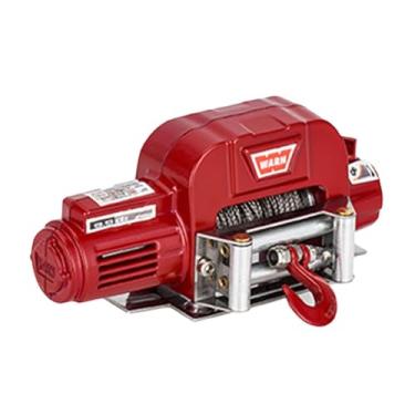 Imagem de MERIGLARE Guincho elétrico de metal com controle remoto para mini guincho de metal RC Crawler, atualização para peças de caminhões 1/10, Vermelho