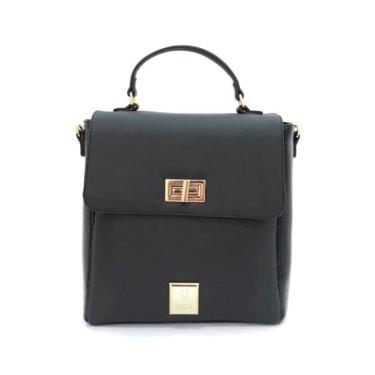 Imagem de Bolsa Mochila Feminina Vizzano Detalhe De Croco Na Lateral