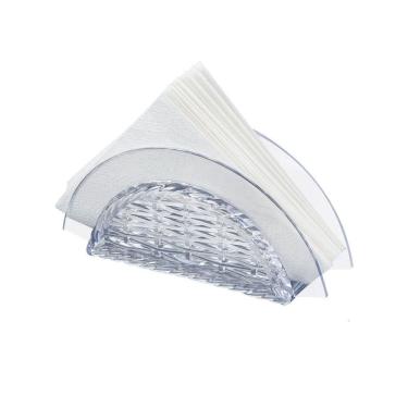 Imagem de Porta Guardanapo Trançado Cristal Multiuso Transparente