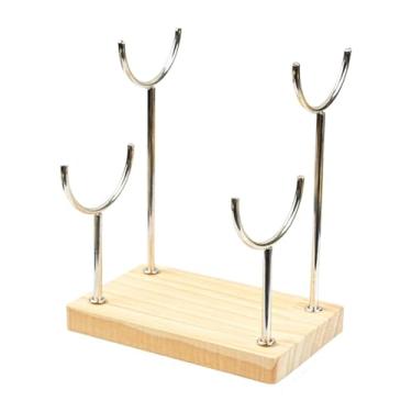 Imagem de predolo Expositor de pulseiras, organizador de joias, expositor de relógios, elegante suporte para guardar joias, suporte para relógios para homens e mulheres, Prata