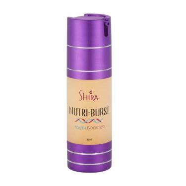 Imagem de Shira Nutriburst Youth Booster Serums - 30 ml para cuidados com a pele com vitamina E, ácido hialurônico para pele danificada e tonificador, sérum de retinol ressurgimento e peptídeos de colágeno para