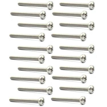Imagem de Parafuso INOX para Captador HUMBUCKER guitarra 20 unidades - LATONE