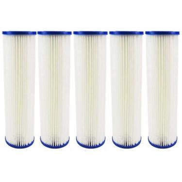 Imagem de 5 Unidades Elemento Filtrante Plissado 10 X 2 1/2 5 Micras - BR Fish A