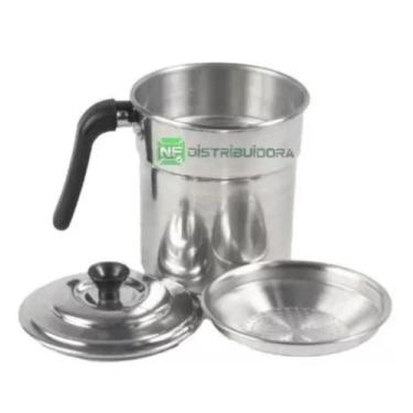 Imagem de Panela Para Filtro Para Óleo De Cozinha 2 C/ Orla - NF