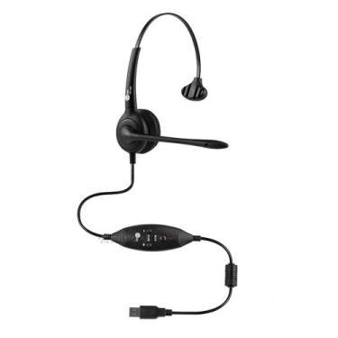 Imagem de Headset Mono Auricular Top Use FP 350 USB Premium com Microfone Flexív