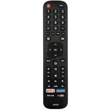Imagem de EN2G27 Controle remoto universal compatível com Hisense H5C 40H5C 50H5C 55H5C H7B 55H7B 65H7B H7C H7GB 50H7GB H8C 50H8C 55H8C 65H8C H9B H10B 65H10B ES-A150200 Controle remoto de 3 TVs