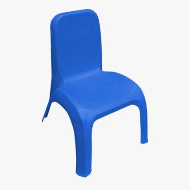 Imagem de Kit 2 Cadeira Plástica Infantil Azul - Gibafer
