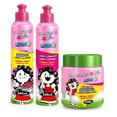 Imagem de Bio Extratus Kids Cacheados Kit Shampoo e condicionador 240ml e Mascar